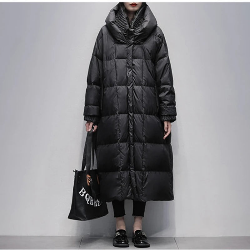 Long Ladies Winter Jacket - Amara product view