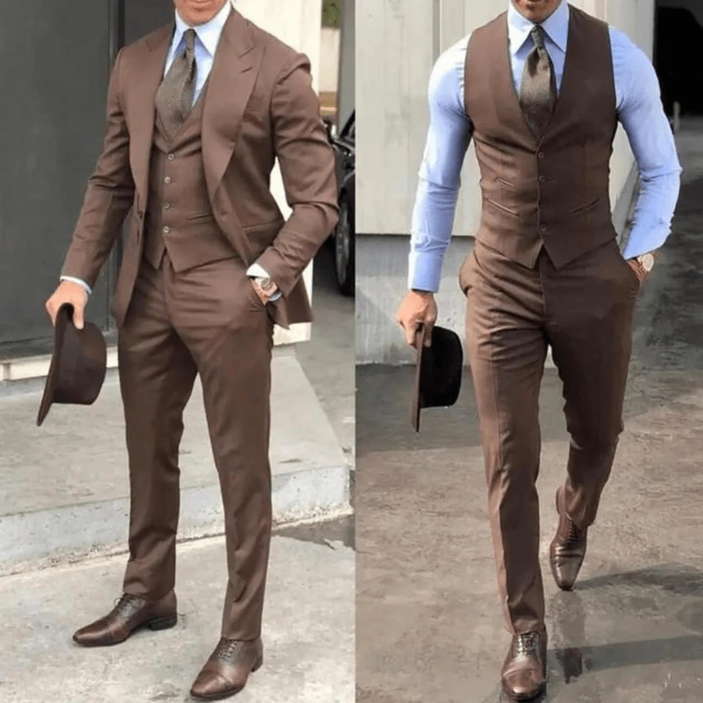 3-piece Classic Men's Suit - Luca product view