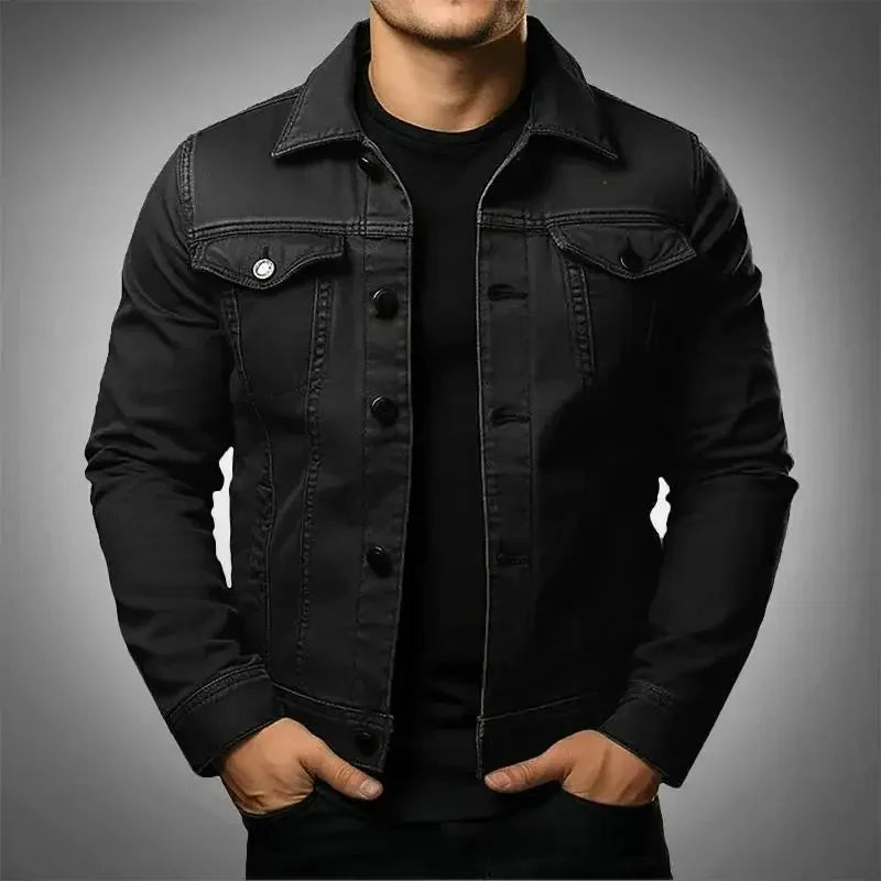 Robust & Timeless Men's Denim Jacket made from 100% Cotton - Noah product view