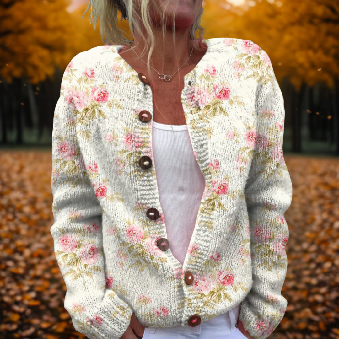 Flower Art Cardigan product view
