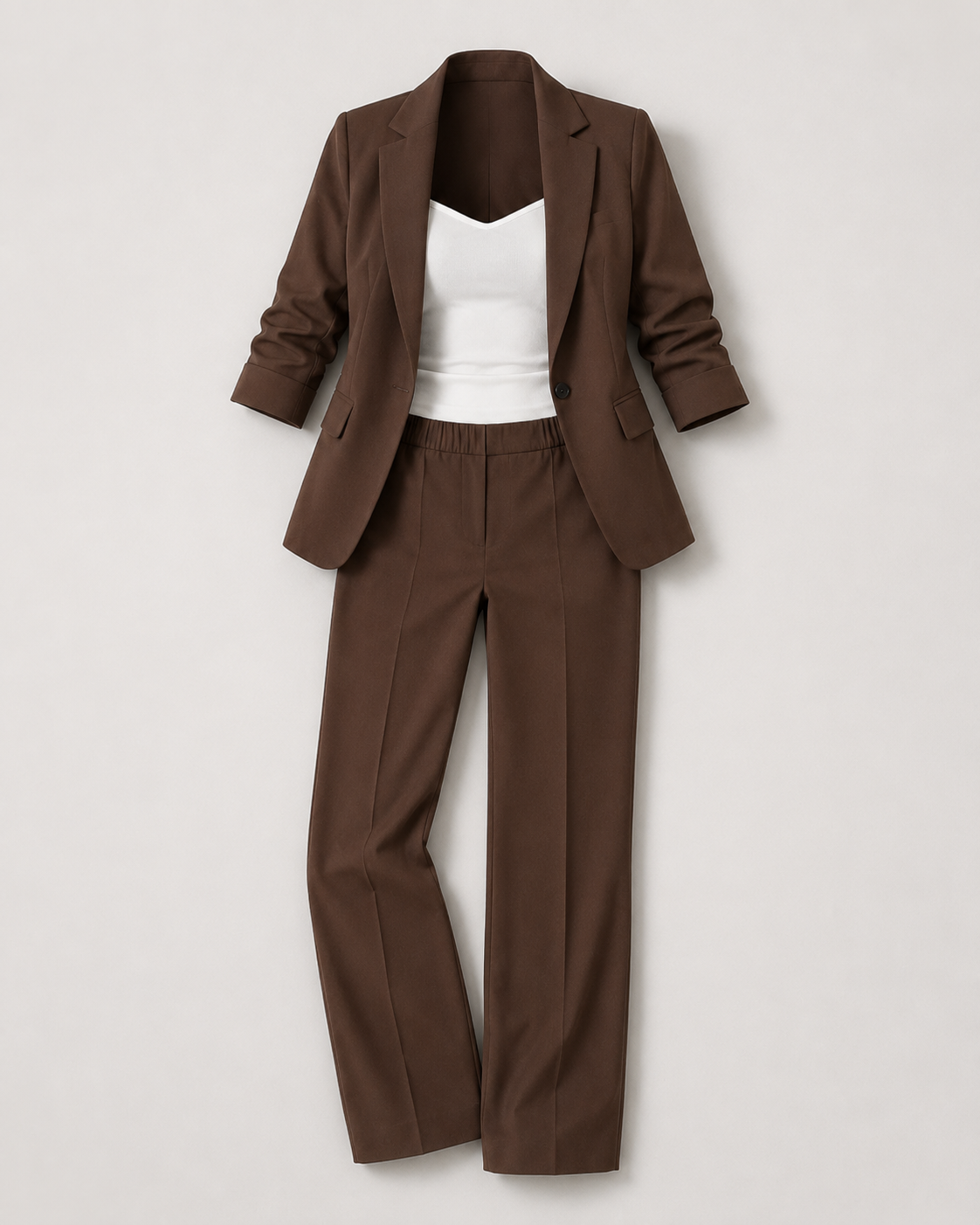 Tailored Two Piece Blazer Set - detail