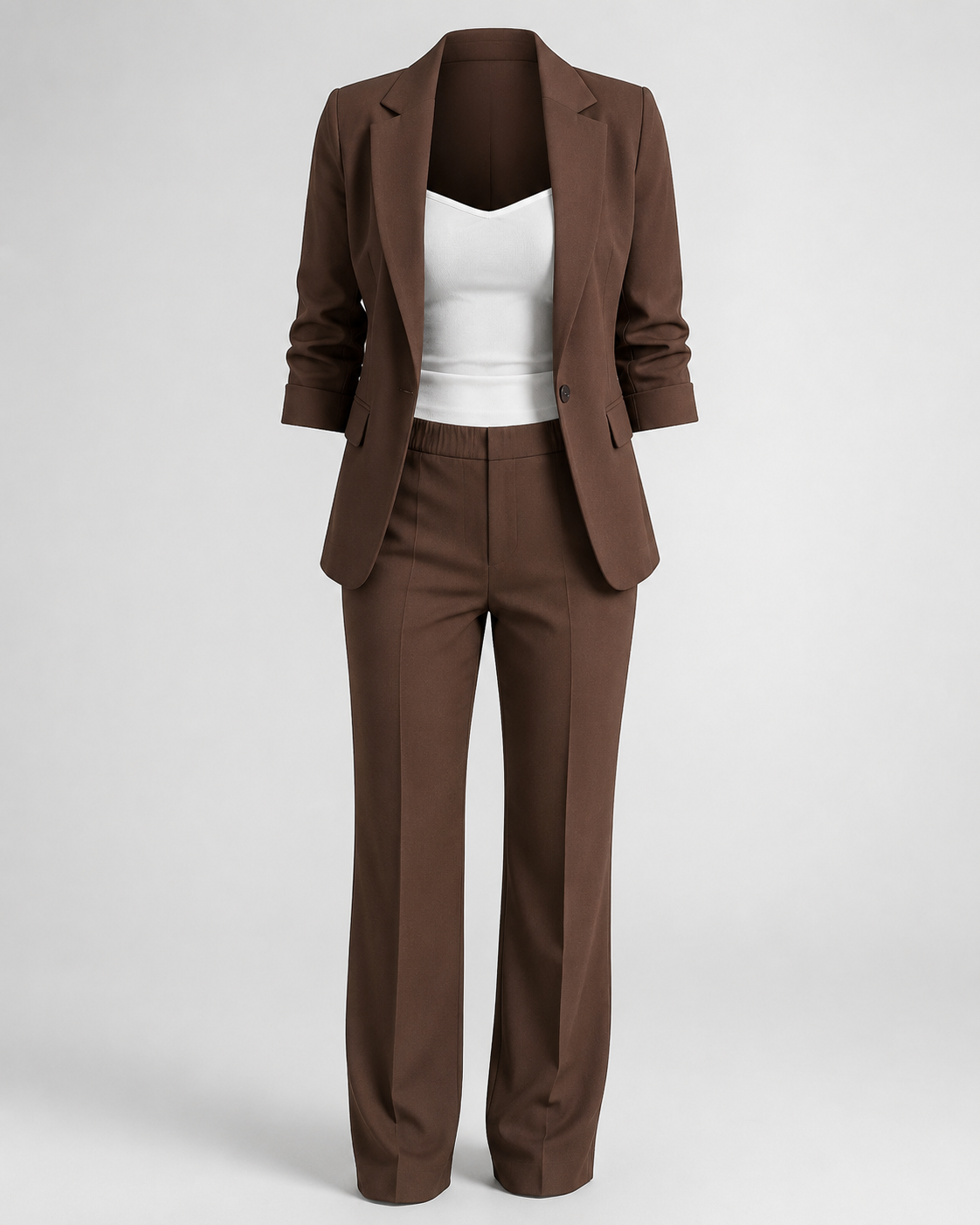 Tailored Two Piece Blazer Set - back