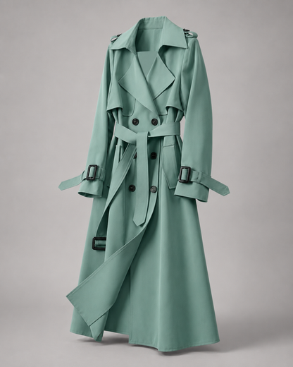 Classic Belted Trench Coat - detail