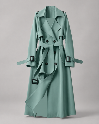 Classic Belted Trench Coat - back