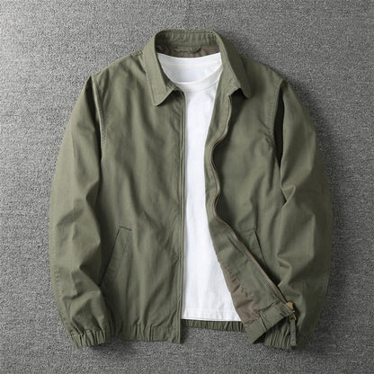 Men's Winter Coat Lightweight Zip-Up Bomber Jacket product view