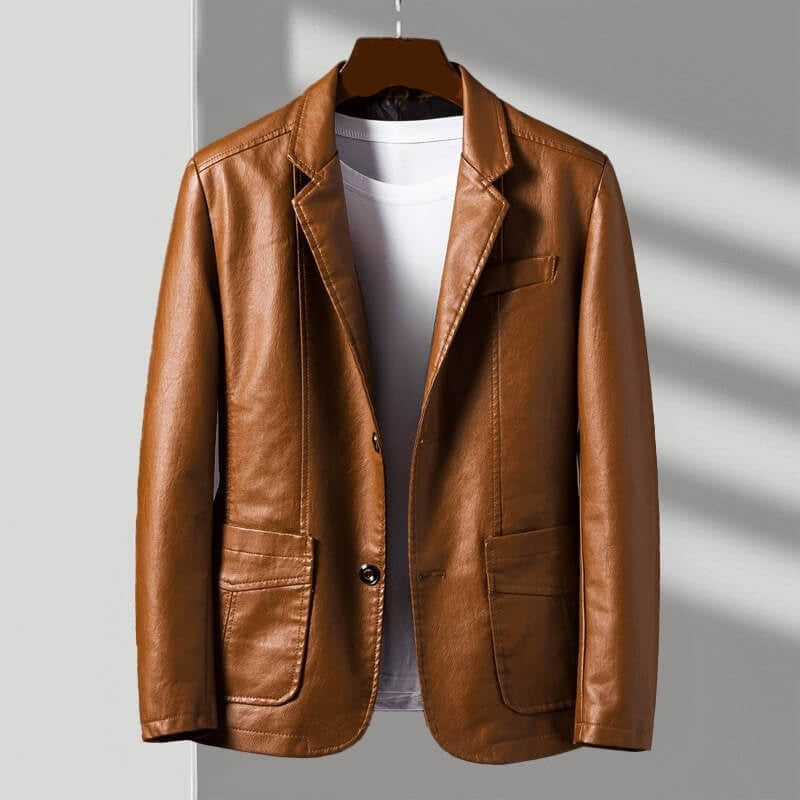 Style Jacket with Notched Lapels and Button Front product view
