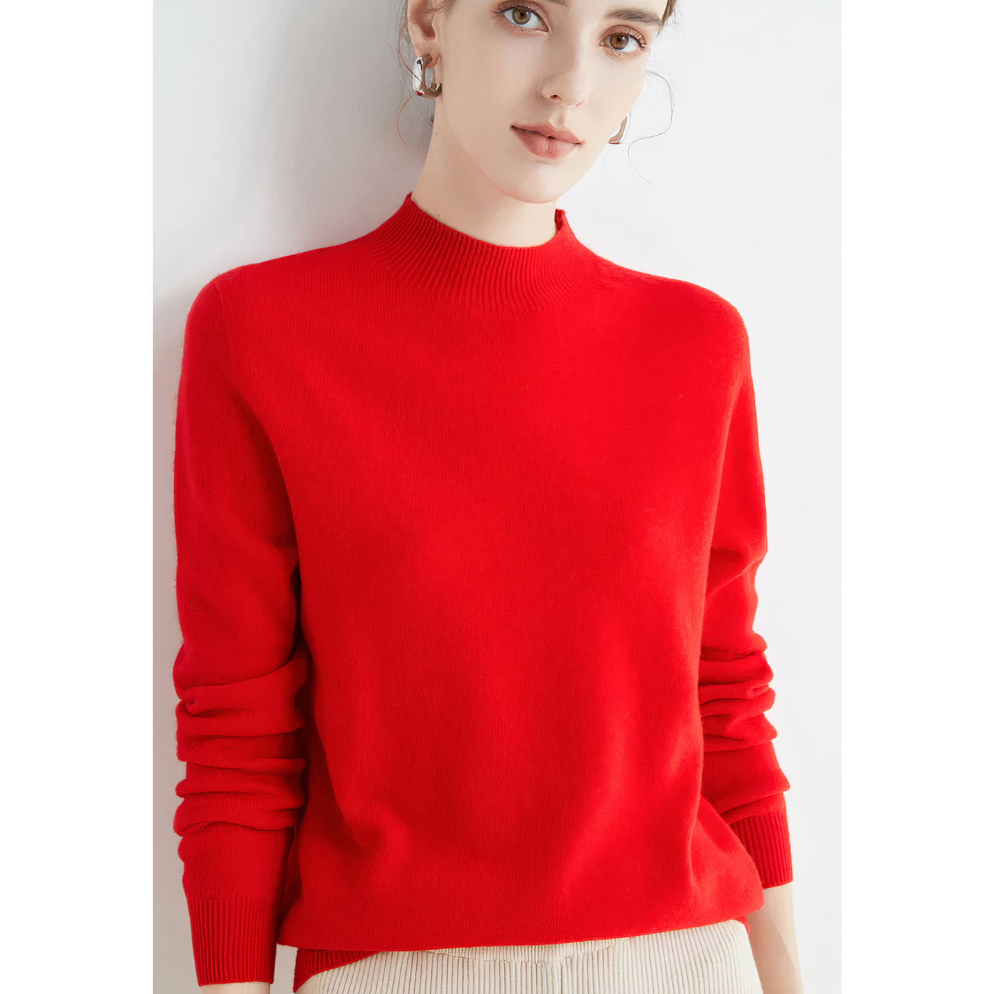 Knitted Cashmere Sweater for Women - Evelina product view
