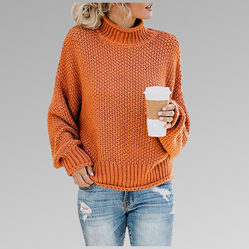 Soft Knitted Women's Sweater - Luna product view