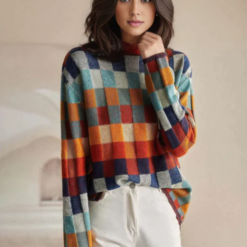 Cashmere Turtleneck - Aurora product view