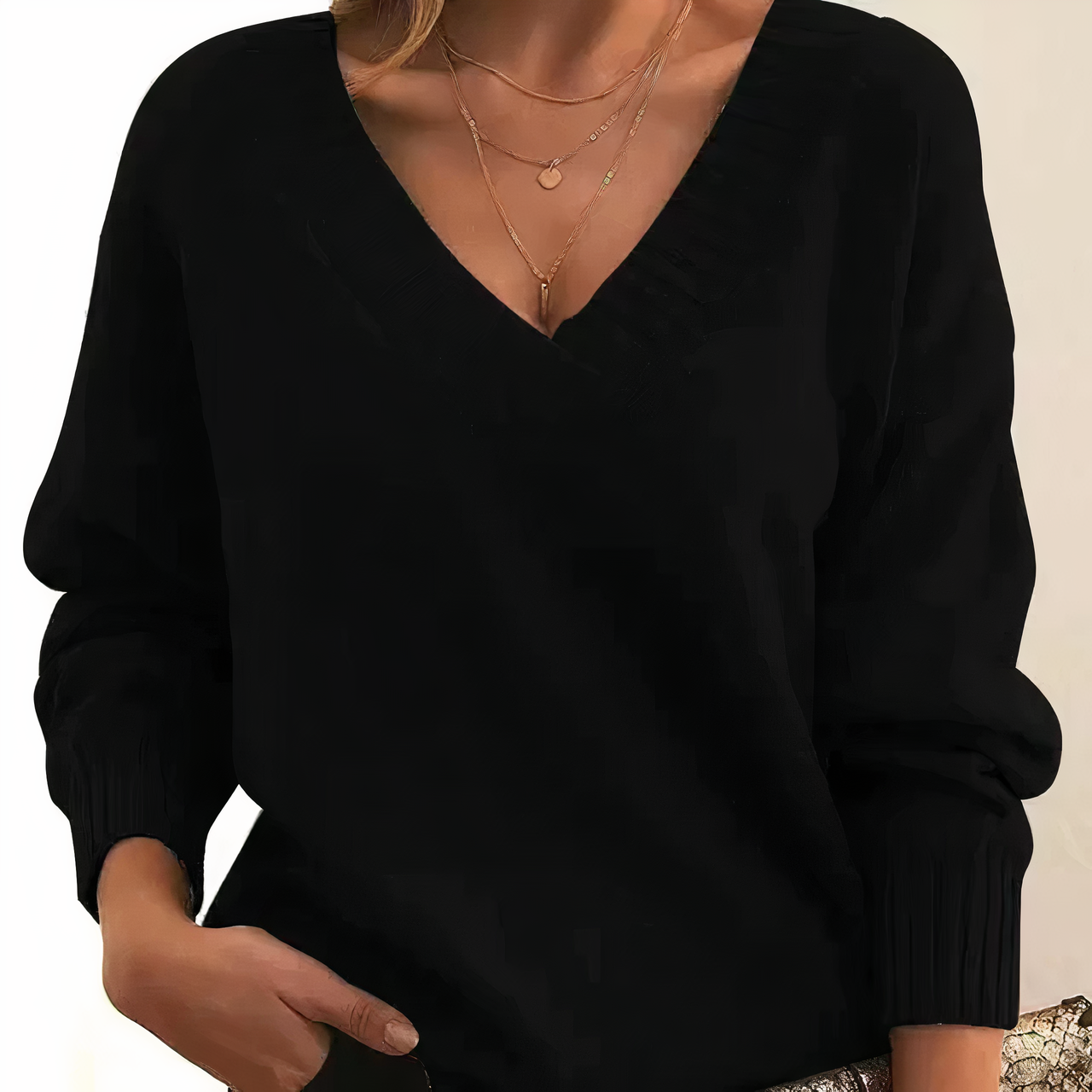 Stylish Cashmere Ladies Sweater - Isabella product view