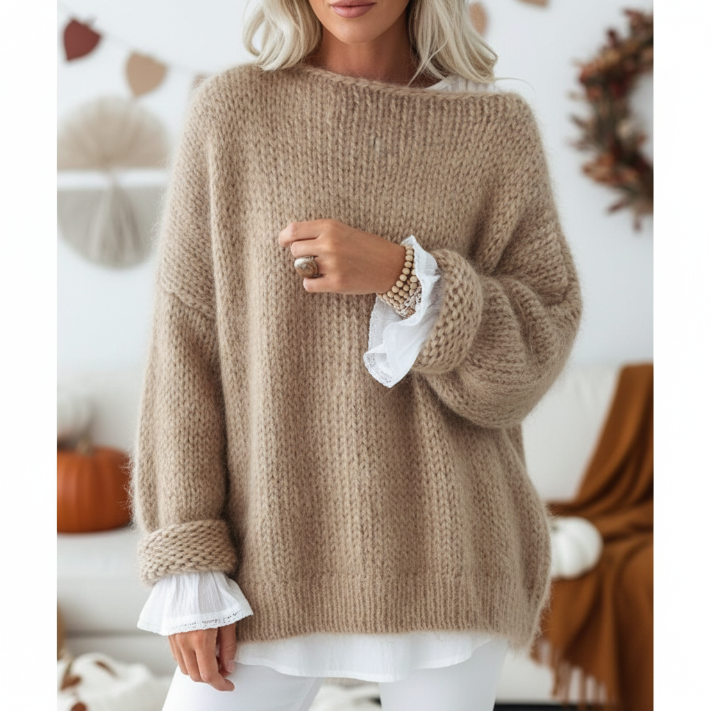 Oversized Women's Sweater - Leonie product view