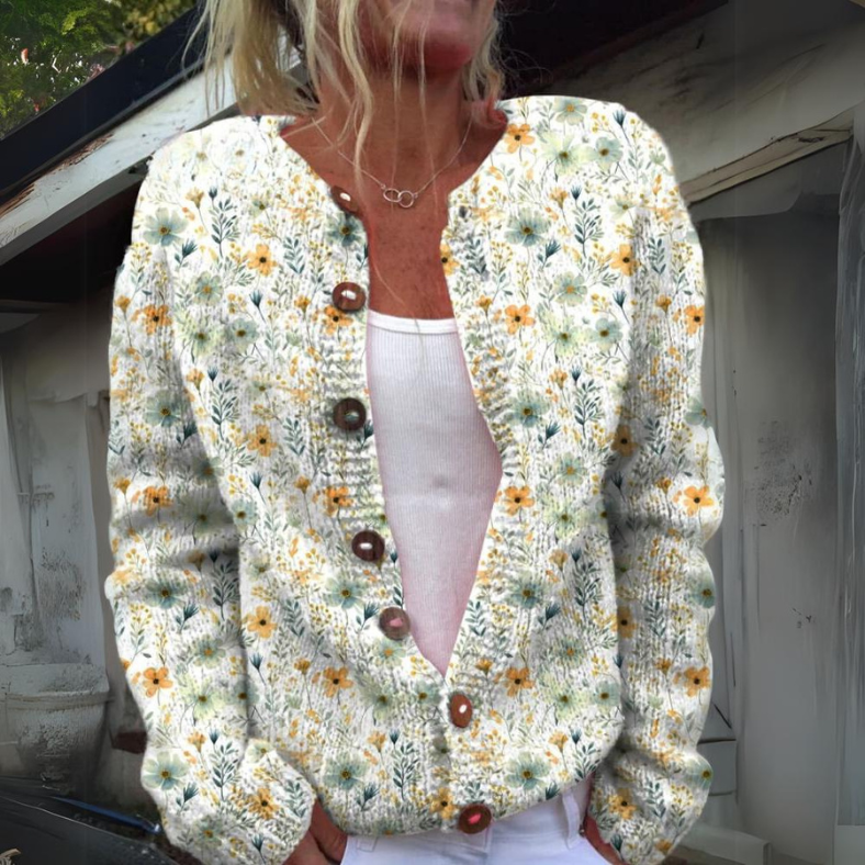 Fit Floral Cardigan - Dana product view