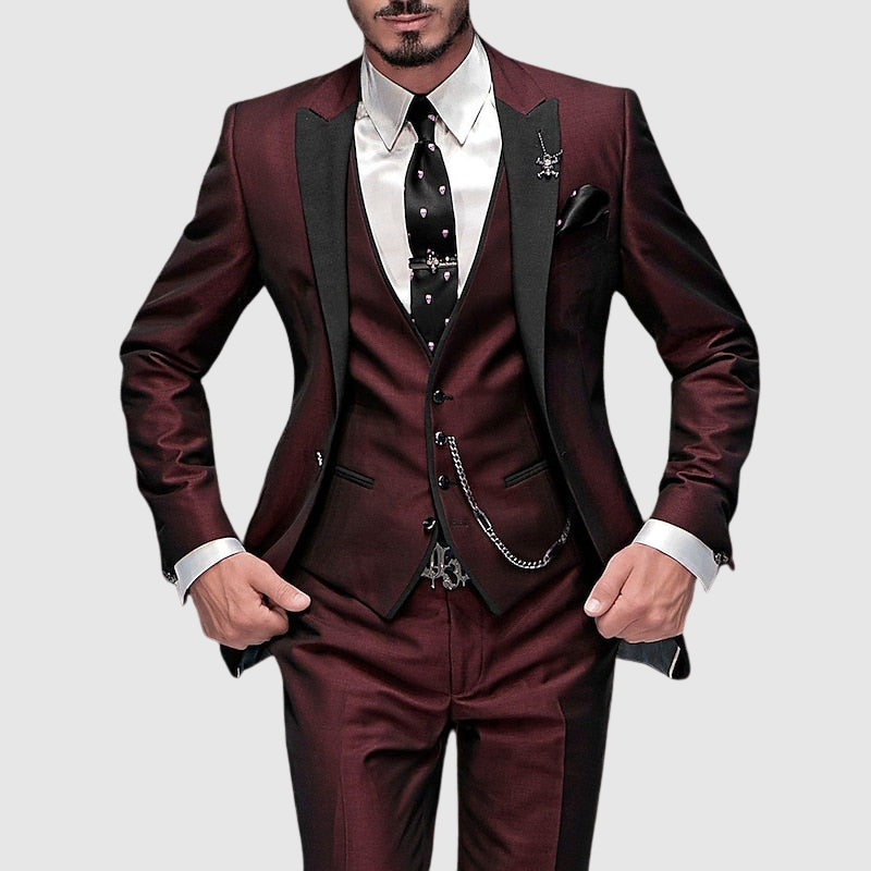 3-Piece Slim-Fit Formal Suit product view