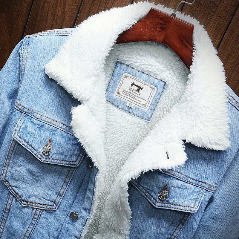 Lined Retro Denim Jacket - Samuel product view