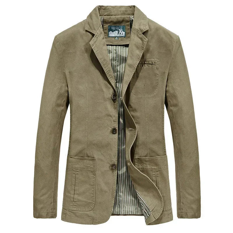 Men's Summer Jacket in Vintage and Military Styles – Viktor product view