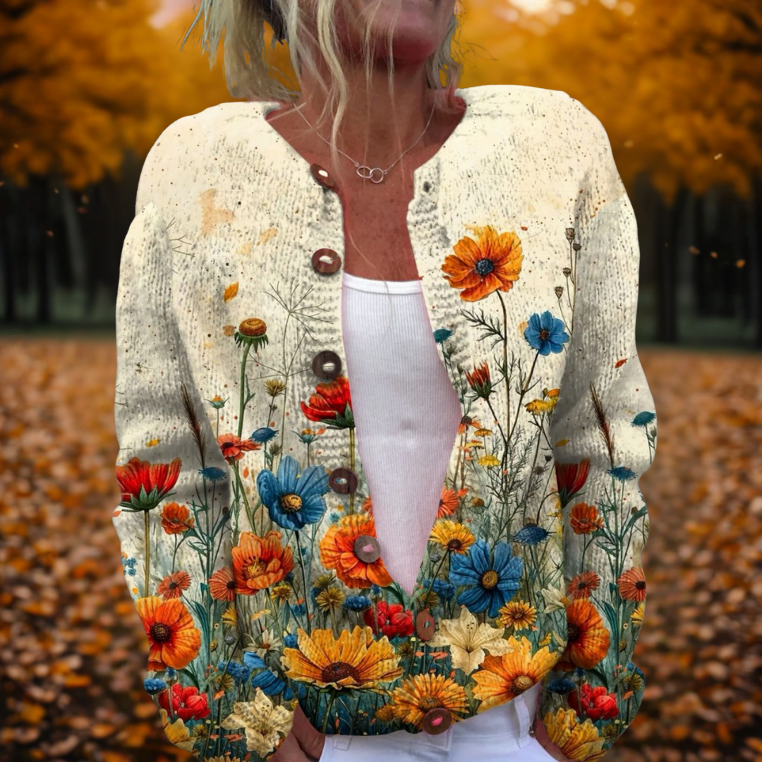 Vintage Flower Cardigan product view