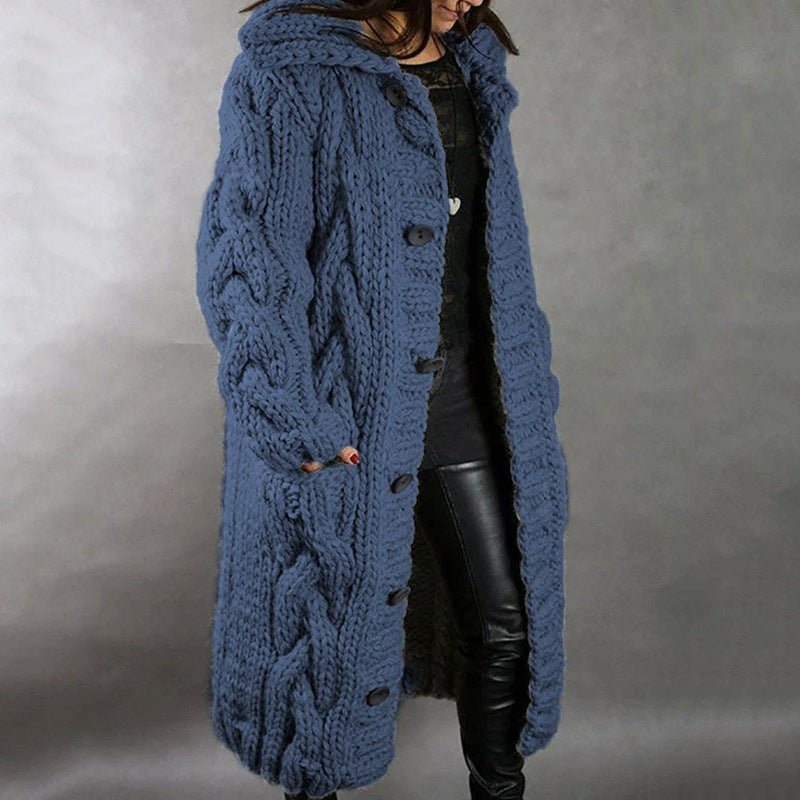 Elegant Cosy Coat With Tummy Coverage product view
